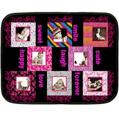 Funky Furs Fuschia Mini Fleece - 35 x27 Fleece Blanket (Mini) Funky Furs Fuschia Mini Fleece - 35 x27 Fleece Blanket (Mini)
