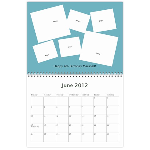 Calendar 2012 By Kerri Taylor Jun 2012