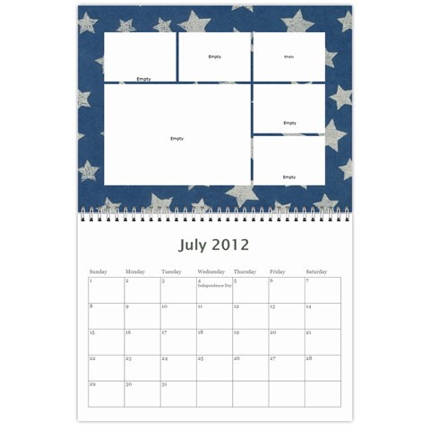 Calendar 2012 By Kerri Taylor Jul 2012