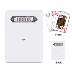 Bride Playing Cards - Playing Cards Single Design (Rectangle)