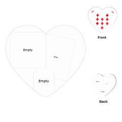 Love Birds Heart Playing Cards