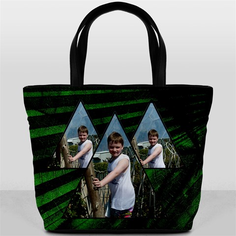Climb Every Mountain Bucket Bag By Catvinnat Back