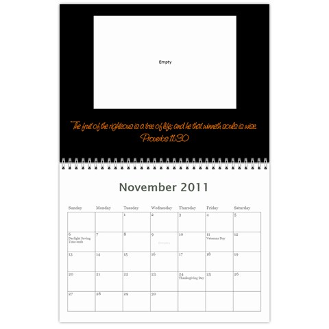 Vanna s Calendar By Leandra Nov 2011