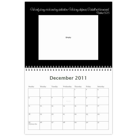Vanna s Calendar By Leandra Dec 2011