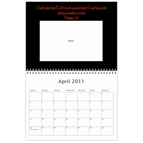 Vanna s Calendar By Leandra Apr 2011