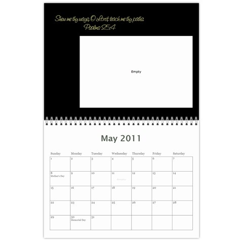 Vanna s Calendar By Leandra May 2011