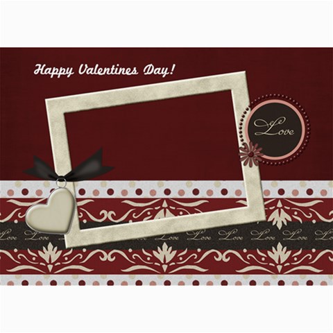 You ve Stolen My Heart Valentines Card By Lisa Minor 7 x5  Photo Card - 2