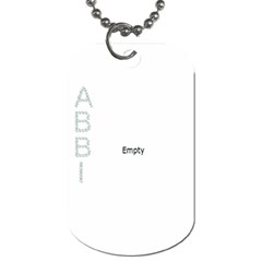 Abbi s dog tag - Dog Tag (Two Sides)