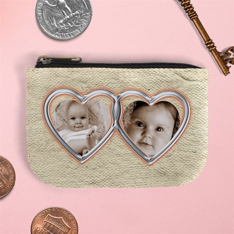 Granny s Sweethearts Mini Coin Purse By Catvinnat Front