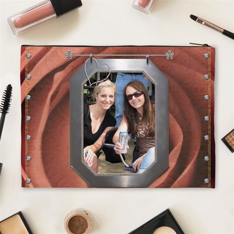 Pretty Bridesmaid Xl Cosmetic Bag By Lil Back