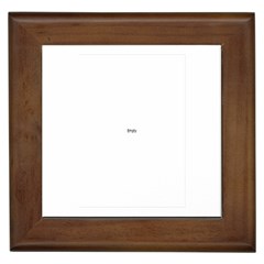 Be My Valentine Framed Tile