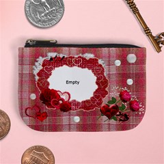 red Hearts N Roses Valentine Mini coin Purse red Hearts N Roses Valentine Mini coin Purse
