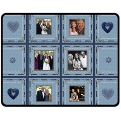 Pretty Blue Family Mediium Fleece Blanket - 60 x 50 Fleece Blanket (Medium) Pretty Blue Family Mediium Fleece Blanket - 60 x 50 Fleece Blanket (Medium)