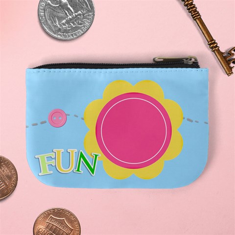 Fun Pastels Mini Coin Purse By Happylemon Back