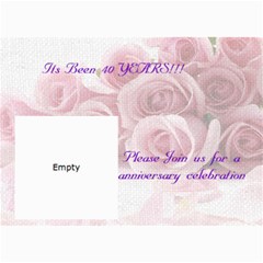 anniversary party - 5  x 7  Photo Cards