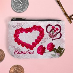 Love Pink Roses Valentine mini coin purse Love Pink Roses Valentine mini coin purse