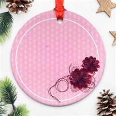 Love Ya Big round ornament (2 sides) - Round Ornament (Two Sides)
