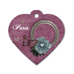 Legacy Of Love-dog Tag Heart (two Sides) 