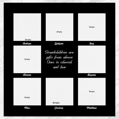 Grandchildren Canvas By Joseph 11.4 x11.56  Canvas - 1