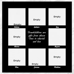Grandchildren Canvas - Canvas 12  x 12 