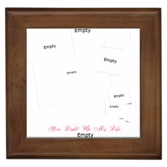 Hearts N Roses You Light Up My Life Pink Framed Time