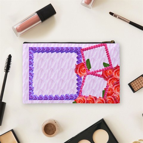 Templ Cosmetic Bag Flowers Medium By Galya Back
