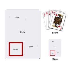 be mine valentine playing cards - Playing Cards Single Design (Rectangle)