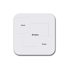 flower kids - Rubber Coaster (Square)