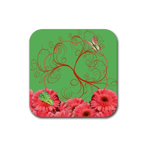 Coaster Flowers And Butterflies By Galya Front
