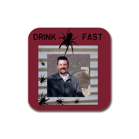 Spiders On The Coaster By Deborah Front
