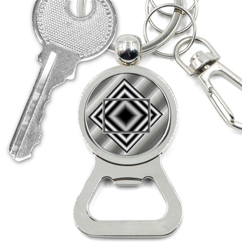 Grey Bottle Opener Key Chain By Daniela Front