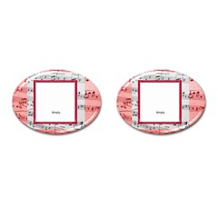 Must Be The Music Oval Cufflinks