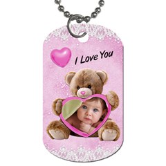 Valentine Love Dog Tag 1 side - Dog Tag (One Side) Valentine Love Dog Tag 1 side - Dog Tag (One Side)