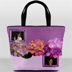 Pretty in pink bucket bag