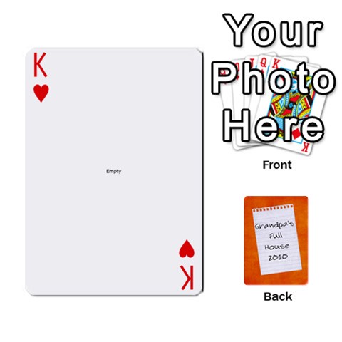 King Dad Cards 2011 By Nichole Johnson Front - HeartK