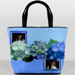 Pretty In Blue Bucket Bag