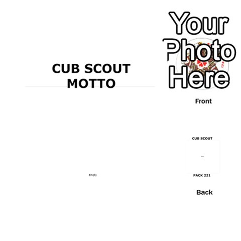 Cub Scout Game By Melissa Wulf Front - Diamond2