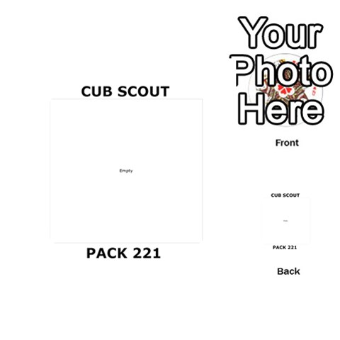 Cub Scout Game By Melissa Wulf Back