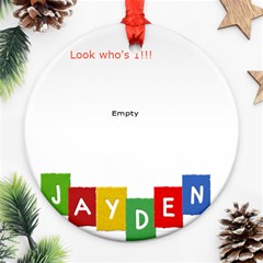 jayden ornament - Ornament (Round)