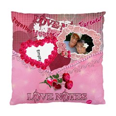 Love Notes Pink Envelope Cushion Case (5 styles) - Standard Cushion Case (One Side) Love Notes Pink Envelope Cushion Case (5 styles) - Standard Cushion Case (One Side)