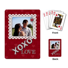XOXO Playing Cards - Playing Cards Single Design (Rectangle) XOXO Playing Cards - Playing Cards Single Design (Rectangle)