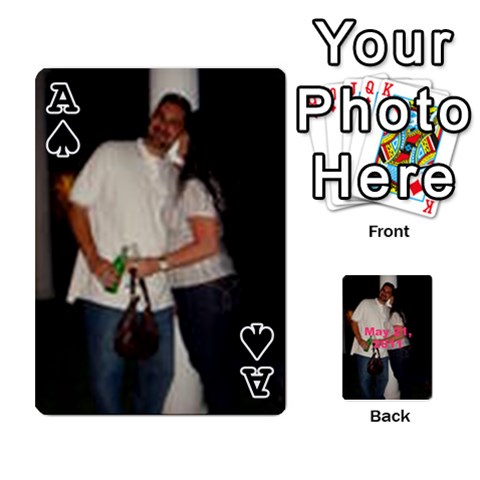Ace Cards For Wedding By Michele Front - SpadeA