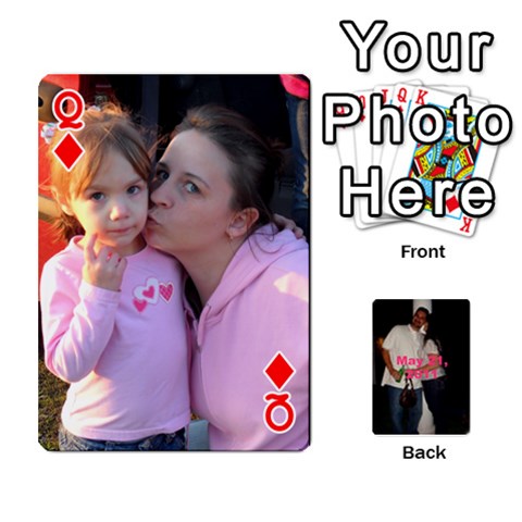 Queen Cards For Wedding By Michele Front - DiamondQ