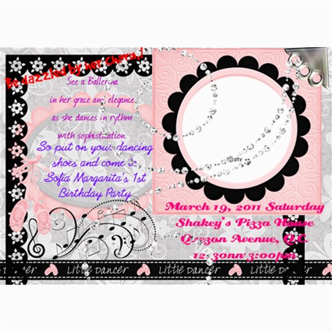 Invitation Card By Kent Salazar 7 x5  Photo Card - 17