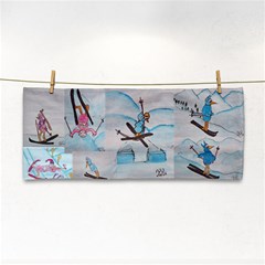 Sports Towel Pink and Blue Bird - Hand Towel