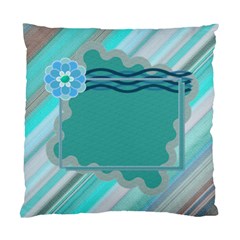 Blue Flower cushion case - Standard Cushion Case (Two Sides) Blue Flower cushion case - Standard Cushion Case (Two Sides)
