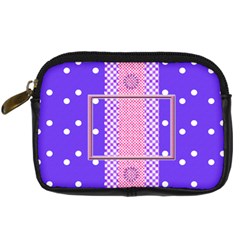Purple camera leather case - Digital Camera Leather Case Purple camera leather case - Digital Camera Leather Case