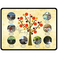 Our Family Tree Extra Large Fleece 80 X 60