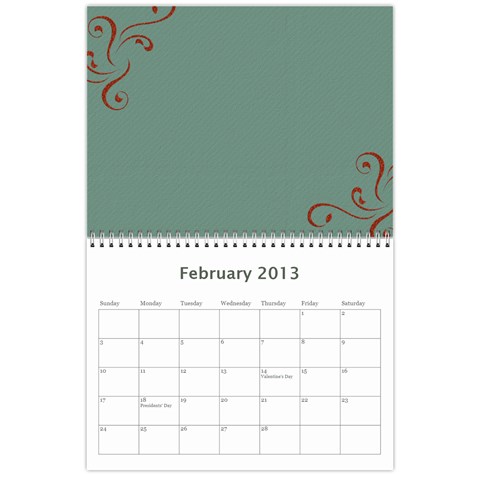 Calander 2011 By Amanda Feb 2013