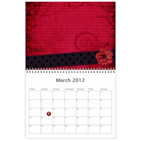Calander 2011 By Amanda Mar 2012